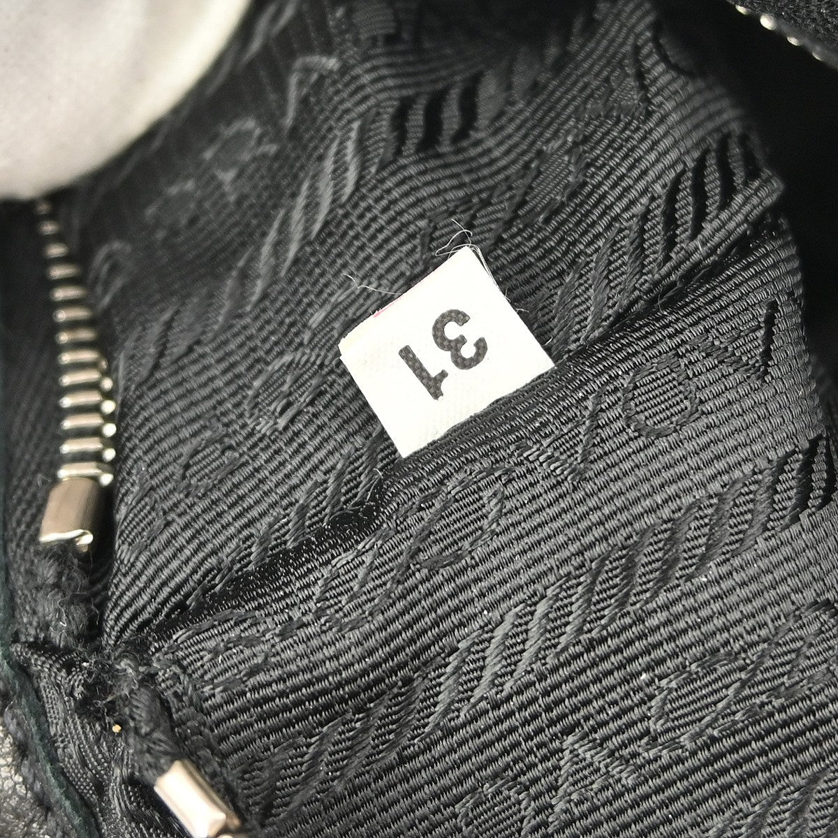 Prada Vintage Handbag Leather, BLACK, LEATHER, Handbag