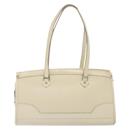 Louis Vuitton Madeleine Handbag Epi Leather, WHITE, LEATHER, Handbag
