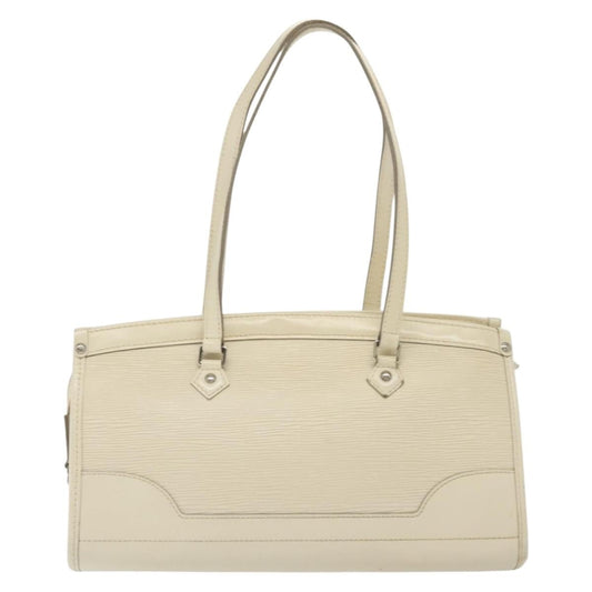 Louis Vuitton Madeleine Handbag Epi Leather, WHITE, LEATHER, Handbag