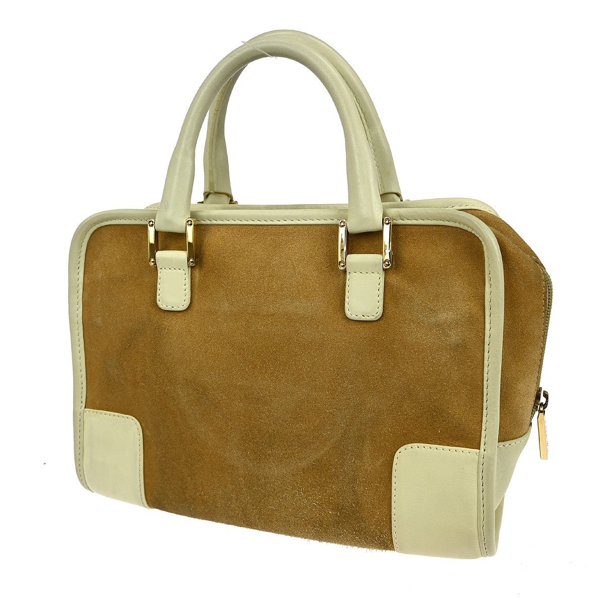 Loewe Amazona Bag Suede, BEIGE, SUEDE, Handbag
