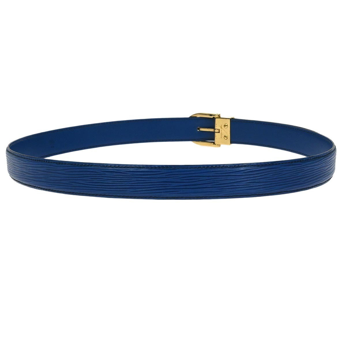 Louis Vuitton Classique Belt Epi Leather, BLUE, LEATHER, Belts