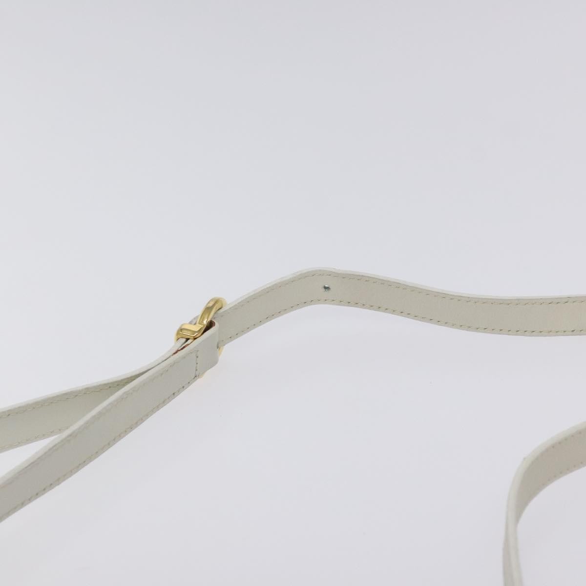 Salvatore Ferragamo Shoulder Bag Leather, WHITE, LEATHER, Shoulder bag