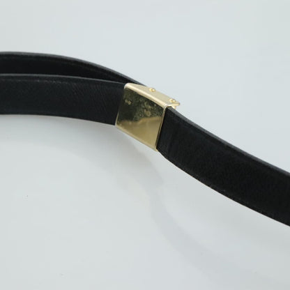 Saint Laurent Vintage Shoulder Bag Leather, BLACK, LEATHER, Shoulder bag