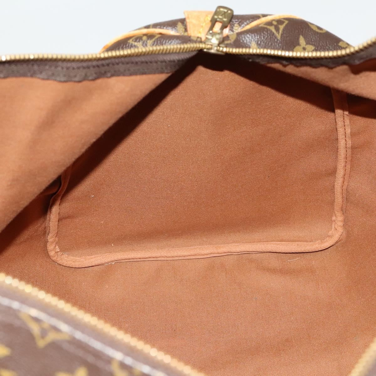 Louis Vuitton Keepall Bag Monogram Canvas, BROWN, CANVAS, Travel bag