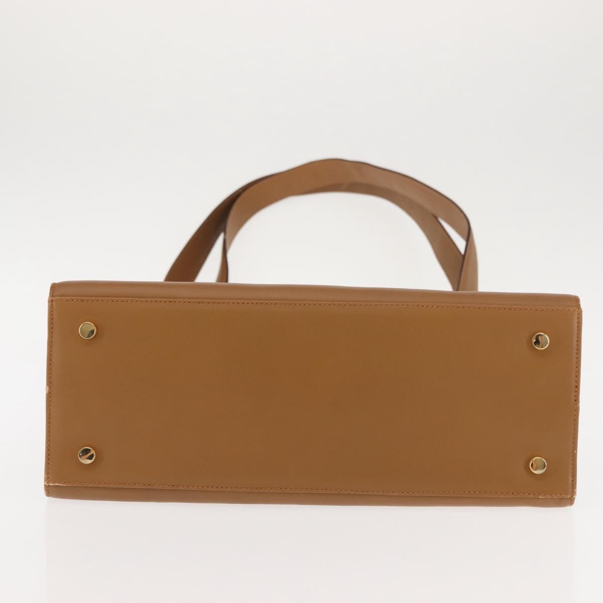 Salvatore Ferragamo Gancini Shoulder Bag Leather, BEIGE, LEATHER, Shoulder bag