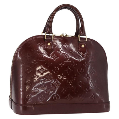 Louis Vuitton Alma Handbag Patent Leather, Red, Patent Leather, Handbag