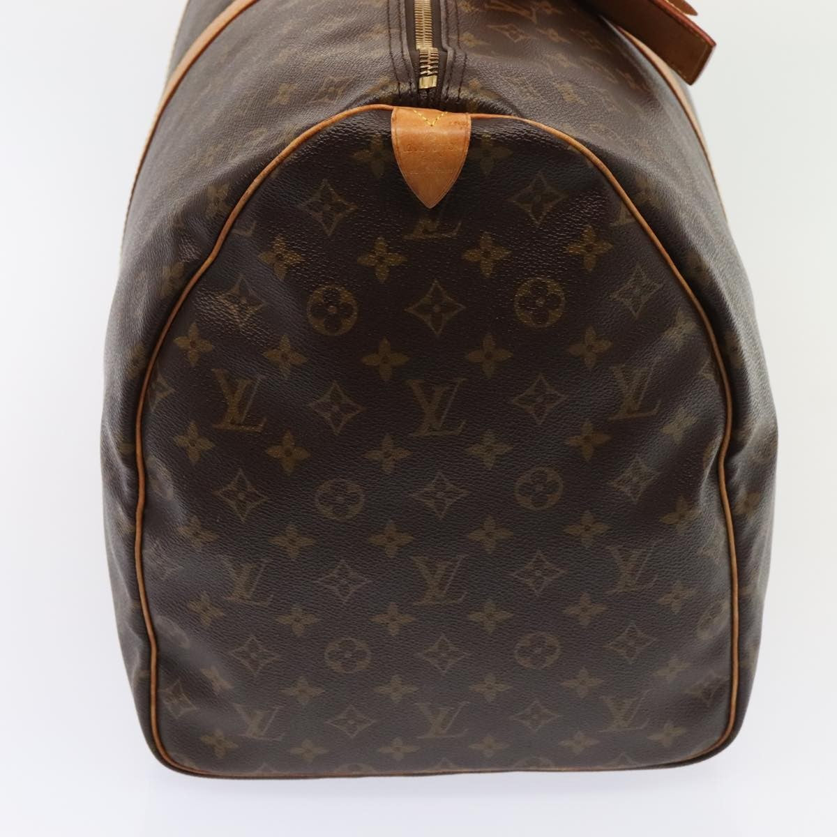 Louis Vuitton Keepall Bag Monogram Canvas, BROWN, CANVAS, Travel bag