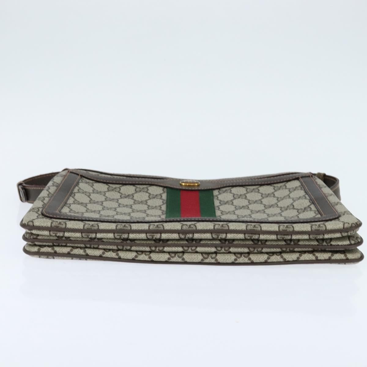 Gucci Ophidia Zip Shoulder Bag GG Coated Canvas, BEIGE, CANVAS, Shoulder bag