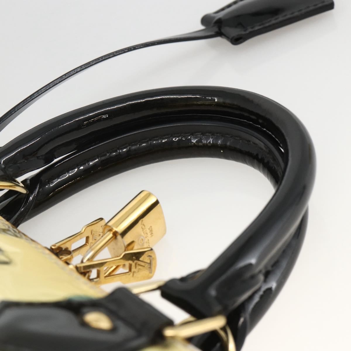 Louis Vuitton Alma Handbag Limited Edition Stickers Monogram Vernis, MULTICOLOUR, PATENT_LEATHER, Handbag