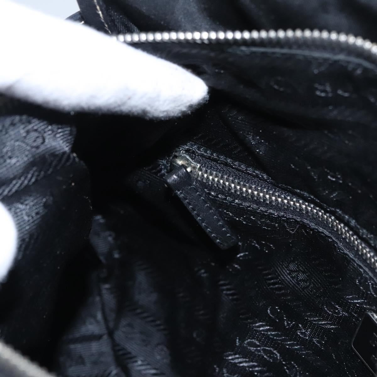 Prada Vintage Shoulder Bag Tessuto, BLACK, NYLON, Shoulder bag