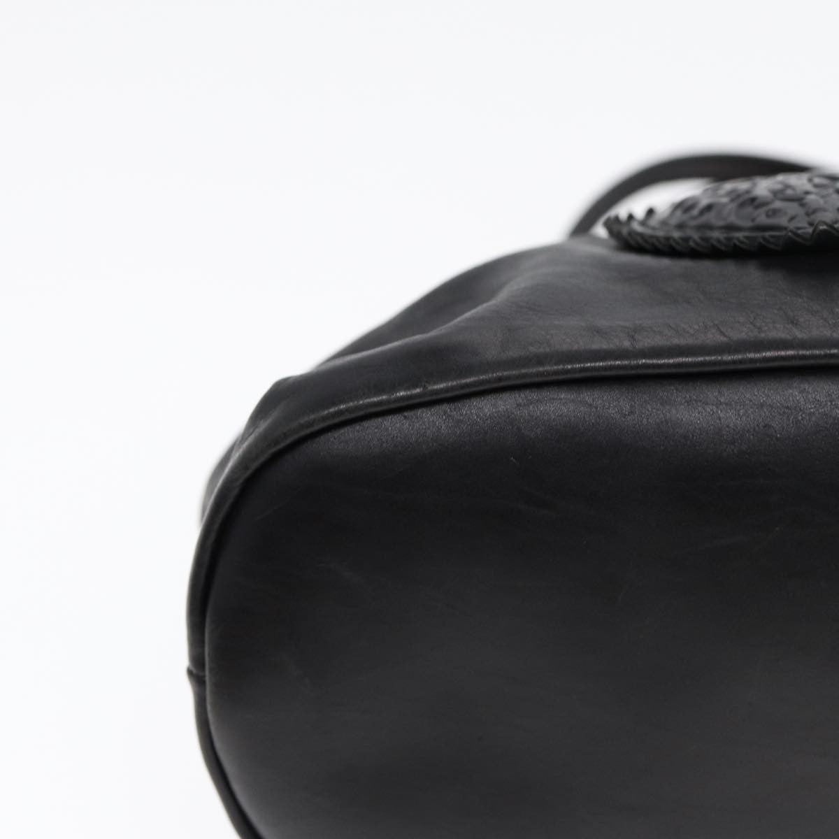 Gucci Heart Crest Handbag Leather, BLACK, LEATHER, Handbag