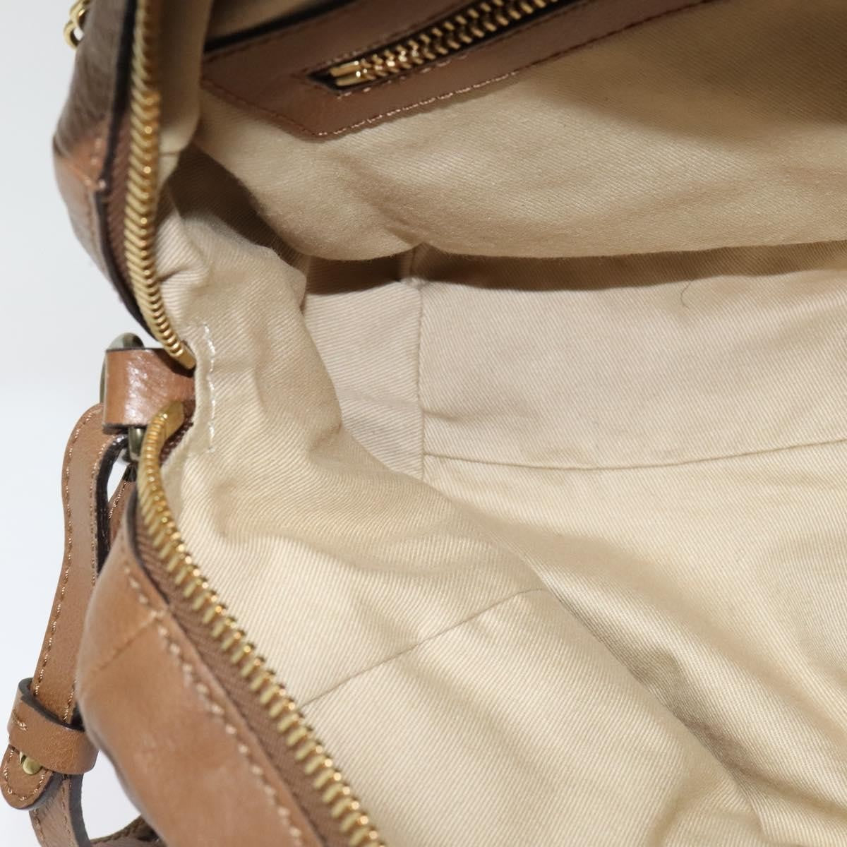 Chloe Elsie Satchel Leather, BROWN, LEATHER, Handbag