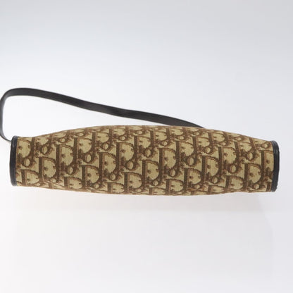 Christian Dior Vintage Trotter Shoulder Bag Canvas, BROWN, CANVAS, Shoulder bag