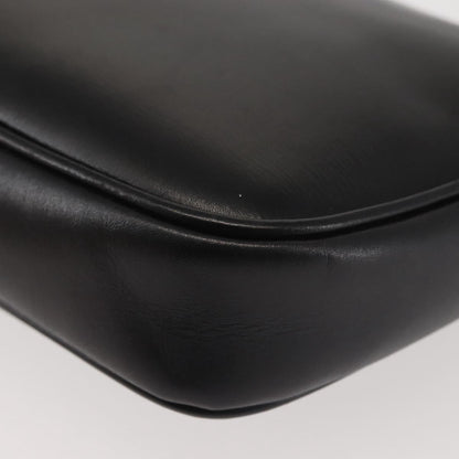 Salvatore Ferragamo Vala Shoulder Bag Leather, BLACK, LEATHER, Shoulder bag