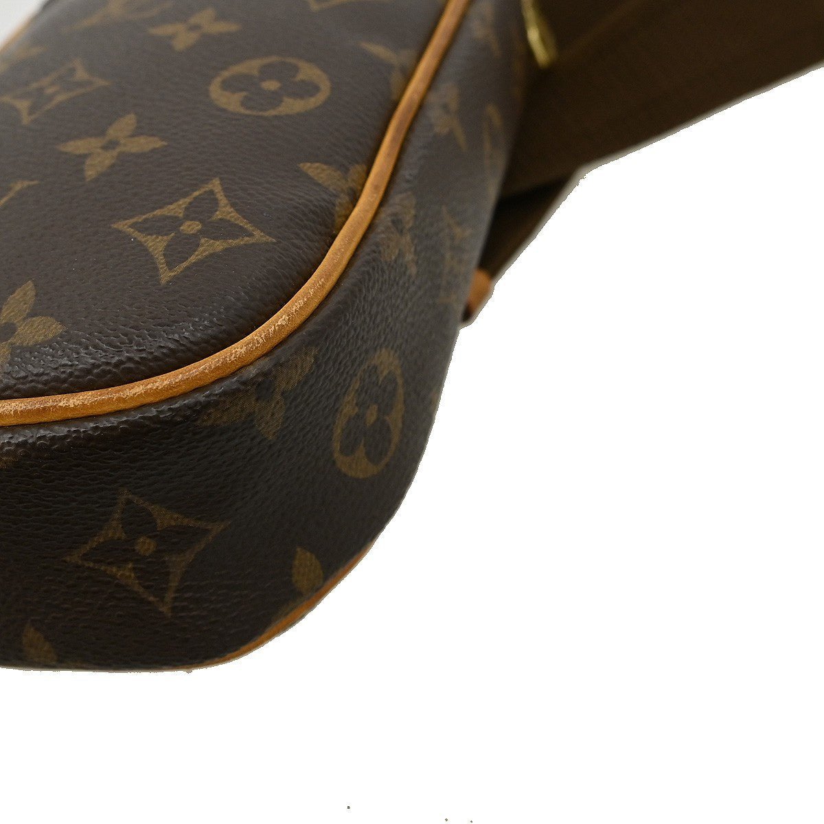 Louis Vuitton Pochette Gange Monogram Canvas, BROWN, CANVAS, Clutche & pouche