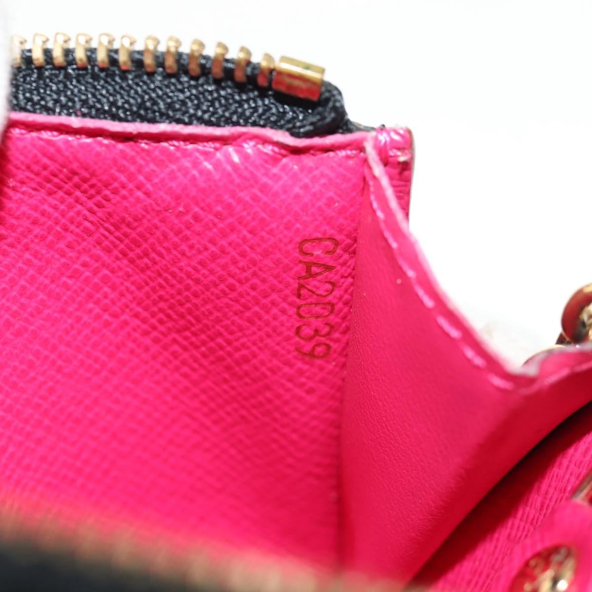 Louis Vuitton Pochette clés NM Monogram Multicolor Canvas, BLACK, CANVAS, Wallets