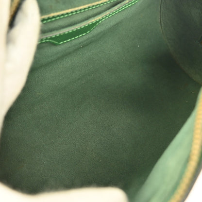 Louis Vuitton Soufflot Handbag Epi Leather, GREEN, LEATHER, Handbag
