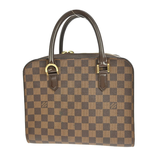 Louis Vuitton Triana Bag Damier, BROWN, CANVAS, Handbag