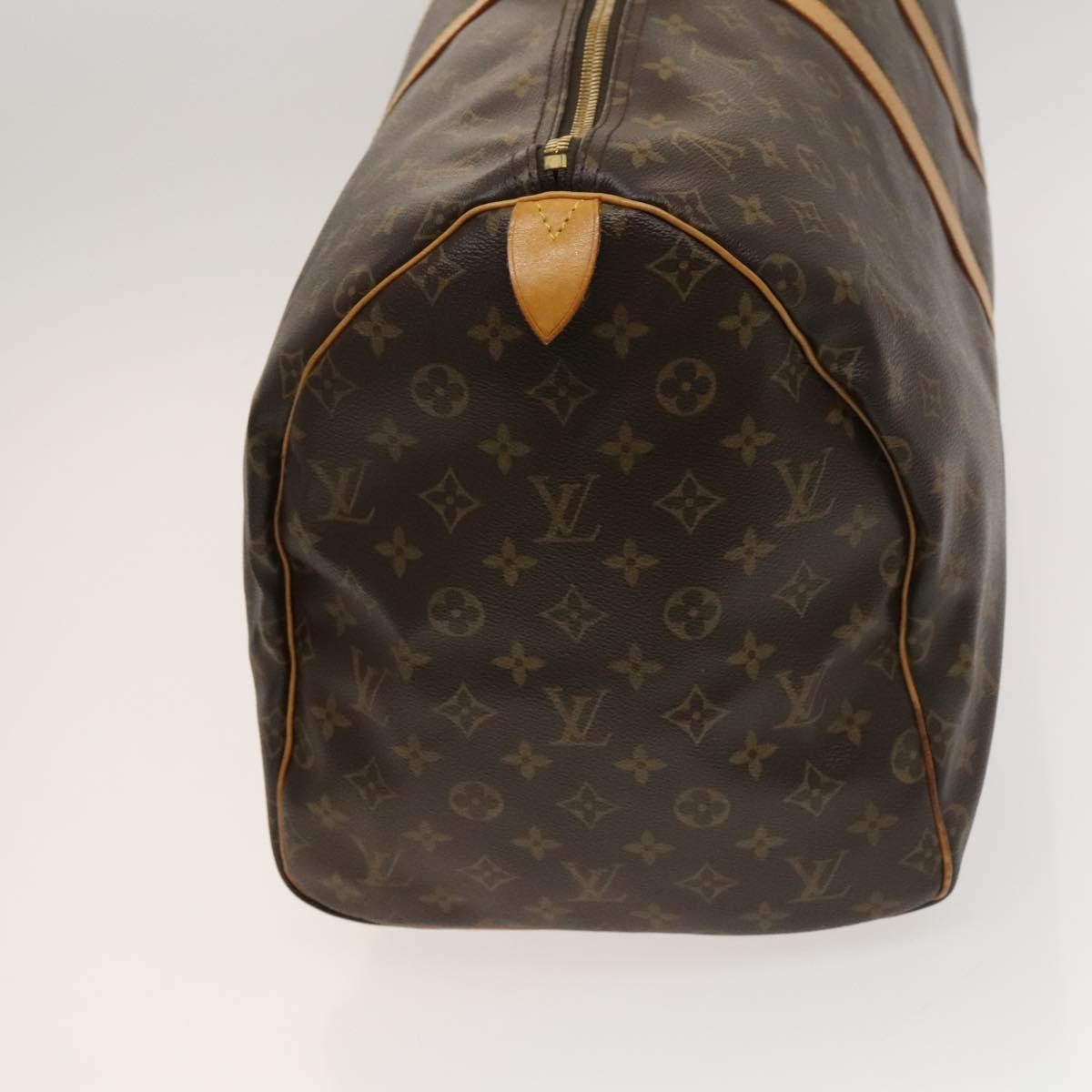 Louis Vuitton Keepall Bag Monogram Canvas, BROWN, CANVAS, Travel bag