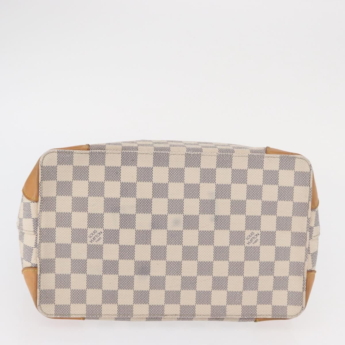 Louis Vuitton Hampstead Handbag Damier, WHITE, CANVAS, Tote bag