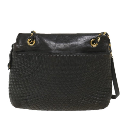 Bally Vintage Shoulder Bag Quilted leather, BLACK, LEATHER, Shoulder bag