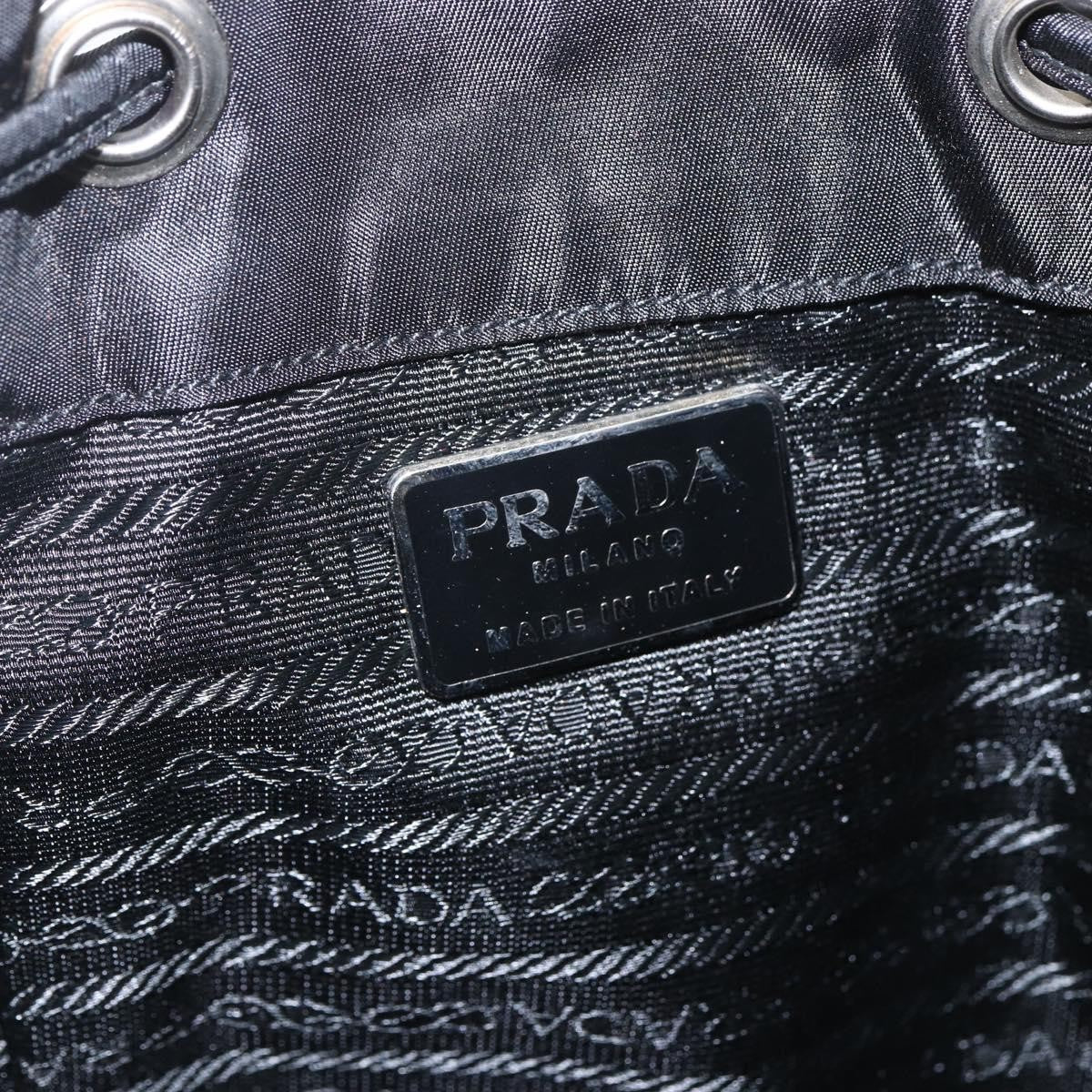 Prada Front Pocket Backpack Tessuto, BLACK, NYLON, Backpack