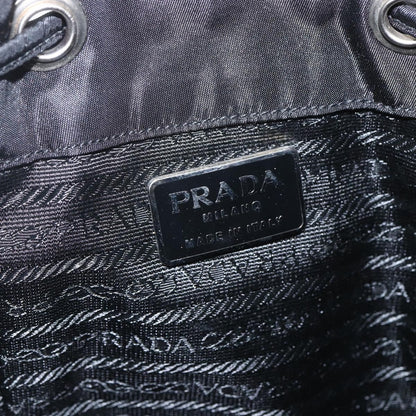 Prada Front Pocket Backpack Tessuto, BLACK, NYLON, Backpack