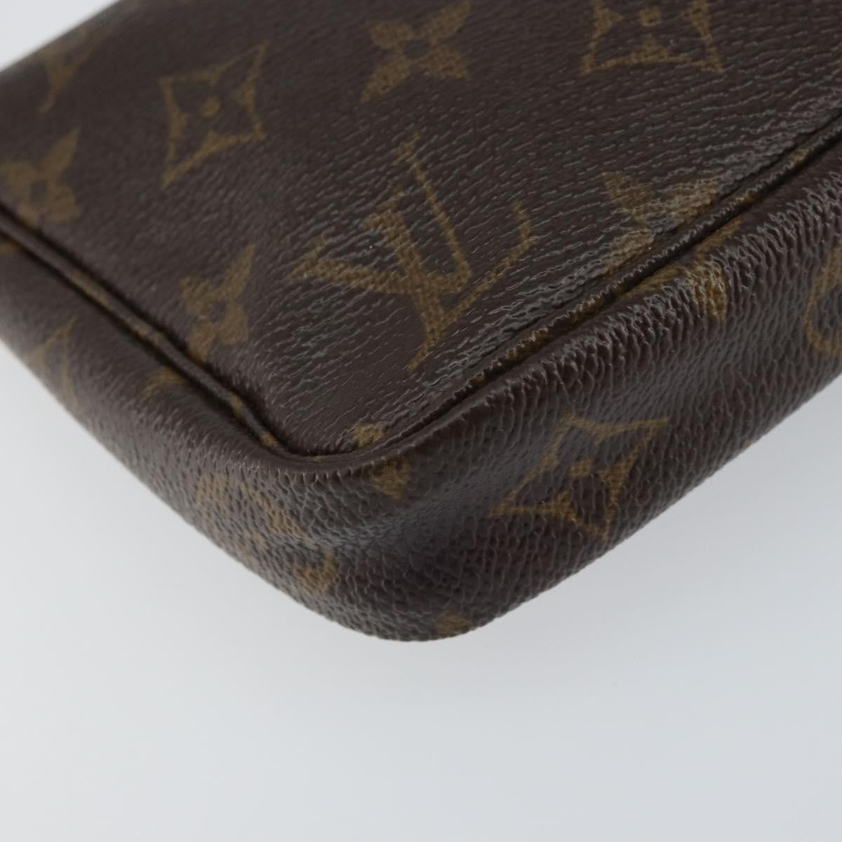 Louis Vuitton Pochette Accessoires NM Monogram Canvas, BROWN, CANVAS, Clutche & pouche