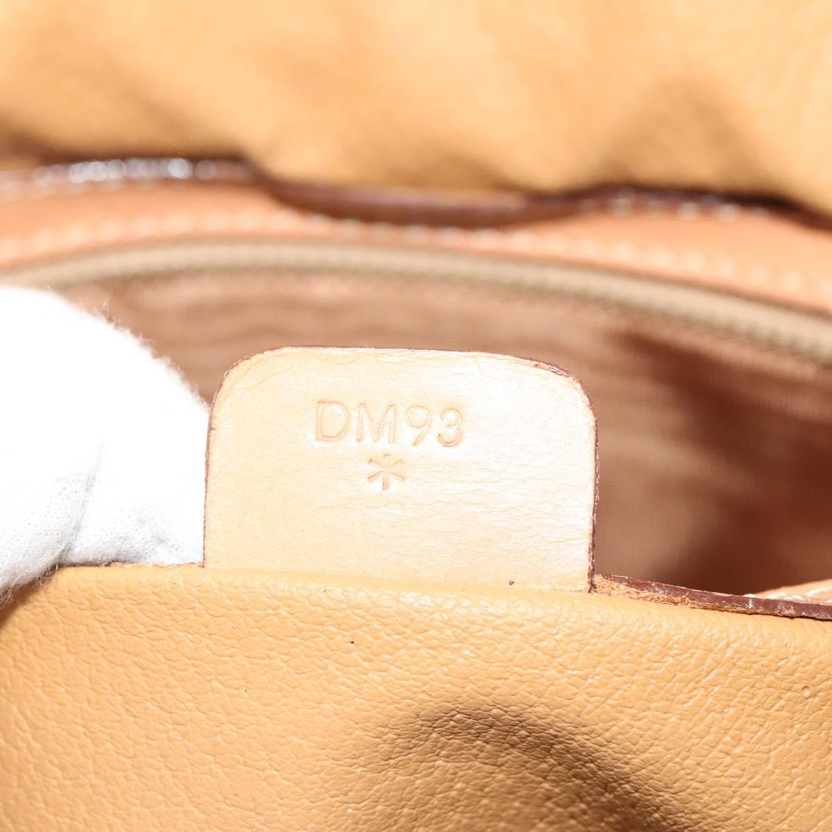 Celine Vintage Macadam Shoulder Bag Canvas, BROWN, CANVAS, Shoulder bag