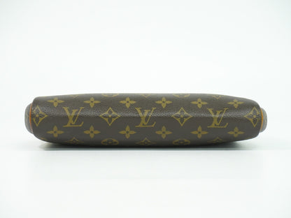 Louis Vuitton Eva Handbag Monogram Canvas, BROWN, CANVAS, Clutche & pouche