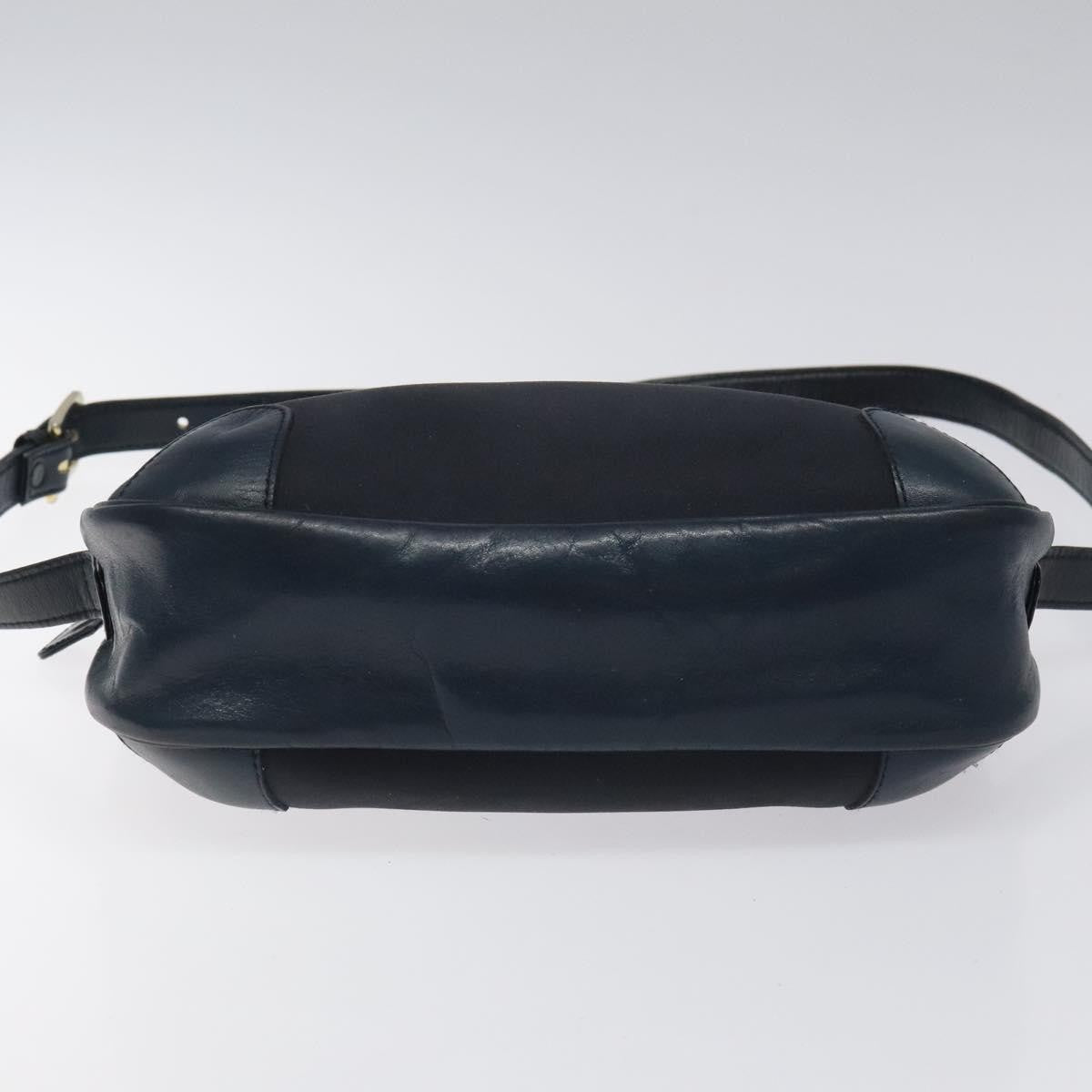 Burberry Vintage Shoulder Bag Canvas, NAVY, CANVAS, Shoulder bag