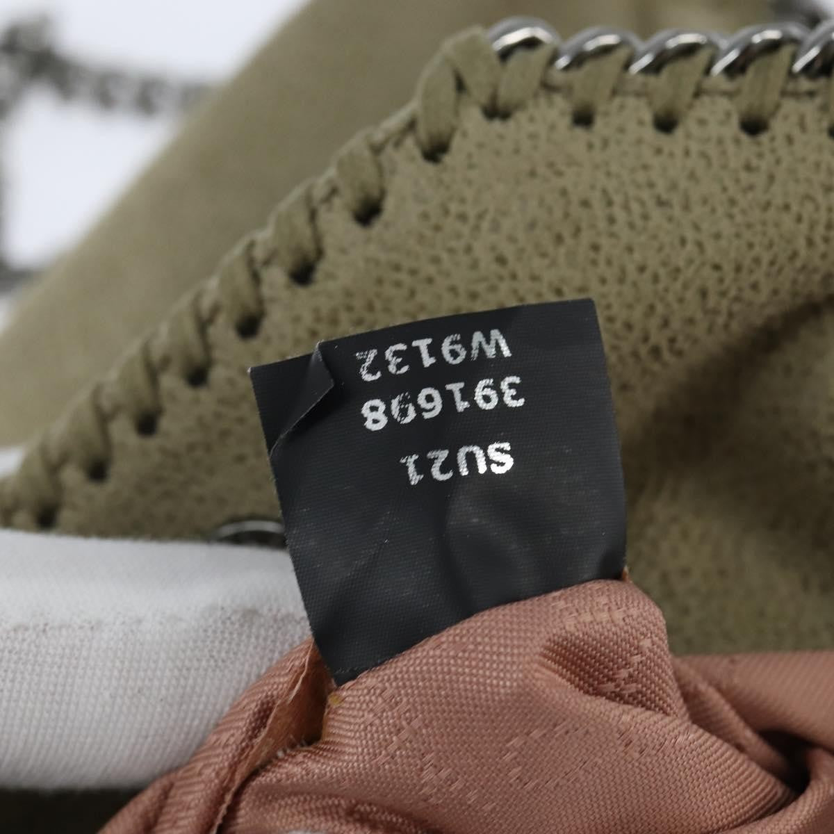 Stella McCartney Falabella Fold Over Bag Shaggy Deer, BEIGE, POLYESTER, Shoulder bag