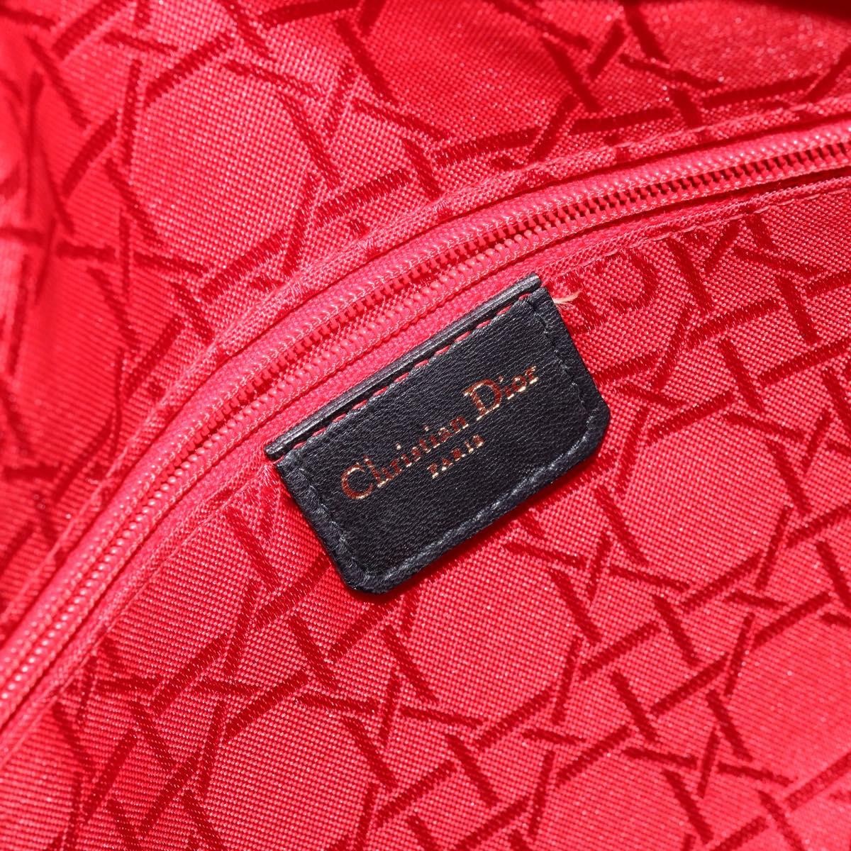 Christian Dior Vintage Lady Dior Bag Cannage Quilt Lambskin, BLACK, LEATHER, Handbag