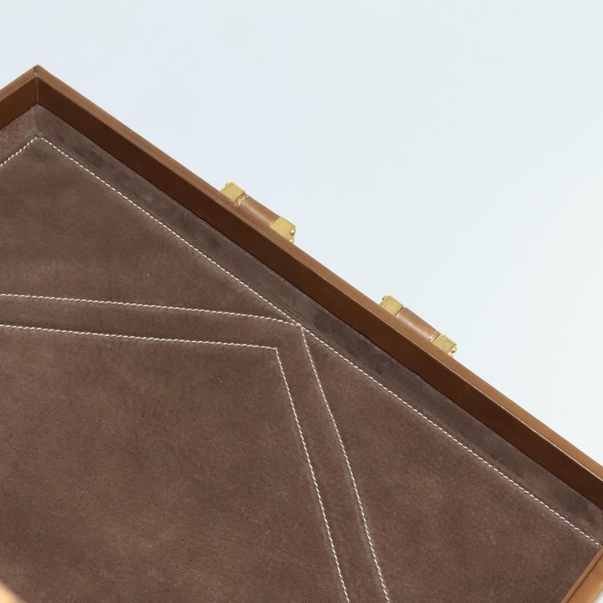 Loewe Anagram Business Leather, BEIGE, LEATHER, Briefcase