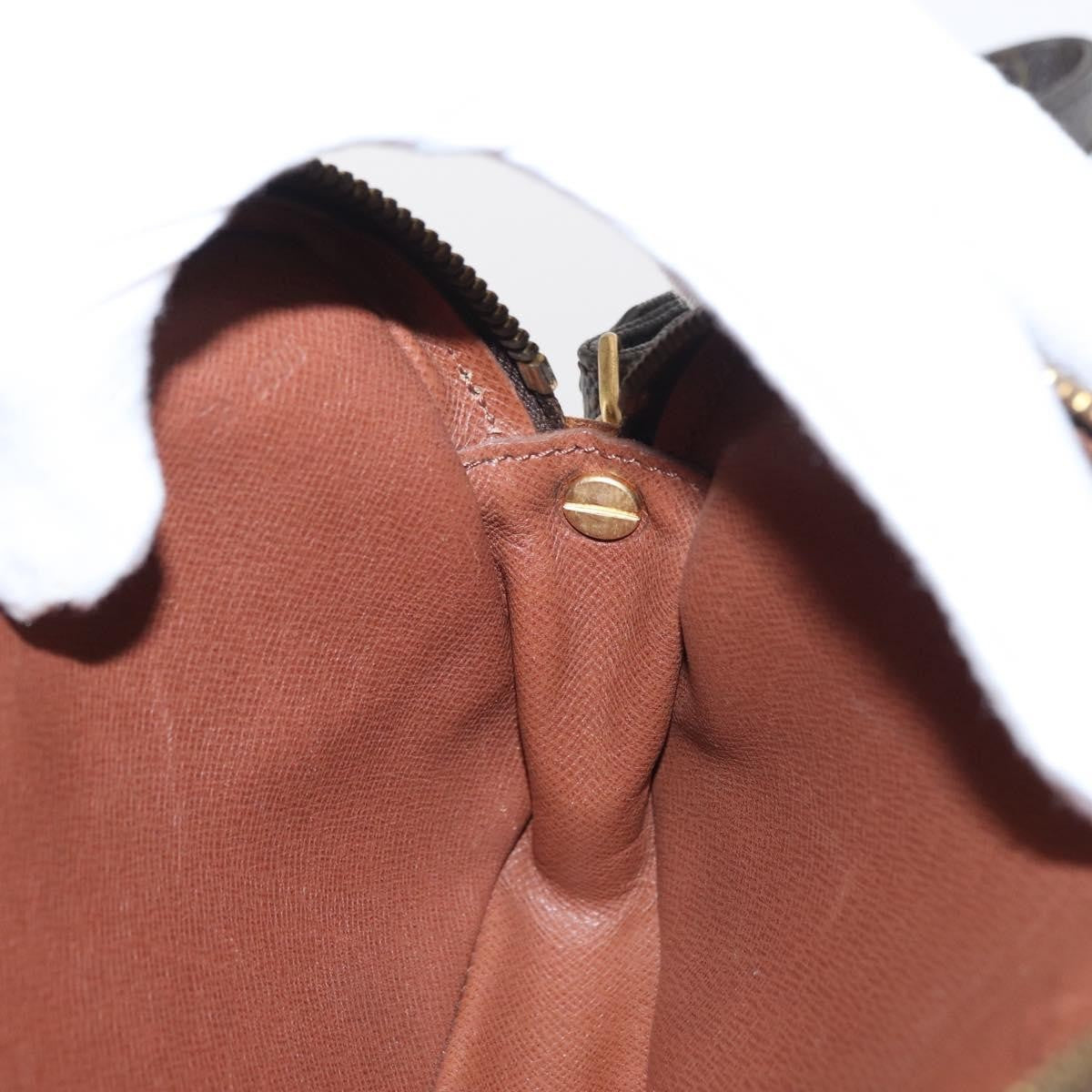 Louis Vuitton Marly Dragonne Clutch Monogram Canvas, BROWN, CANVAS, Clutche & pouche