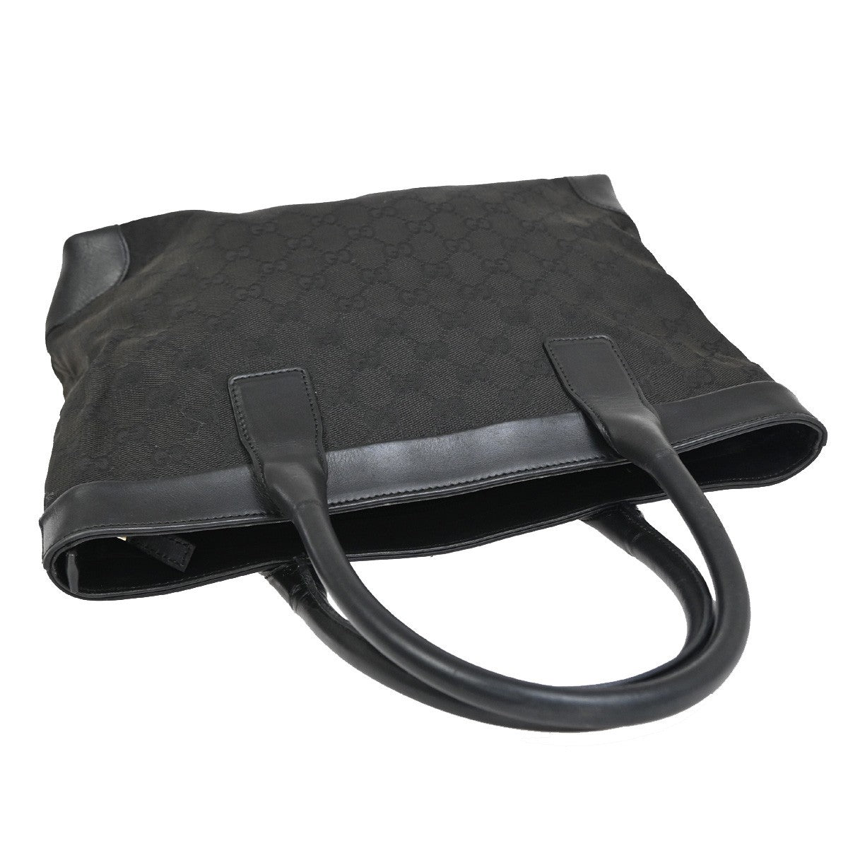 Gucci Vintage tote Canvas, BLACK, CANVAS, Tote bag