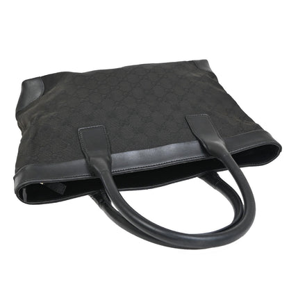 Gucci Vintage tote Canvas, BLACK, CANVAS, Tote bag