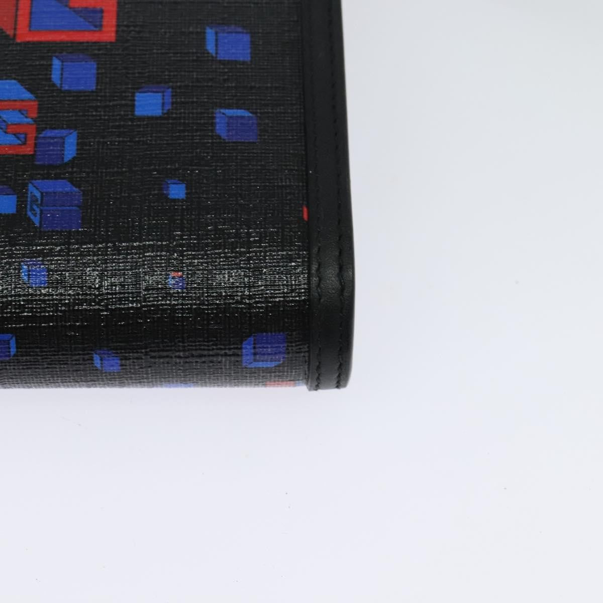 Gucci Flap Square Shoulder Bag Canvas, BLACK, CANVAS, Shoulder bag