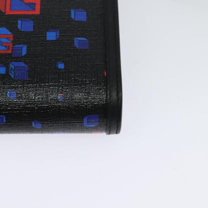 Gucci Flap Square Shoulder Bag Canvas, BLACK, CANVAS, Shoulder bag