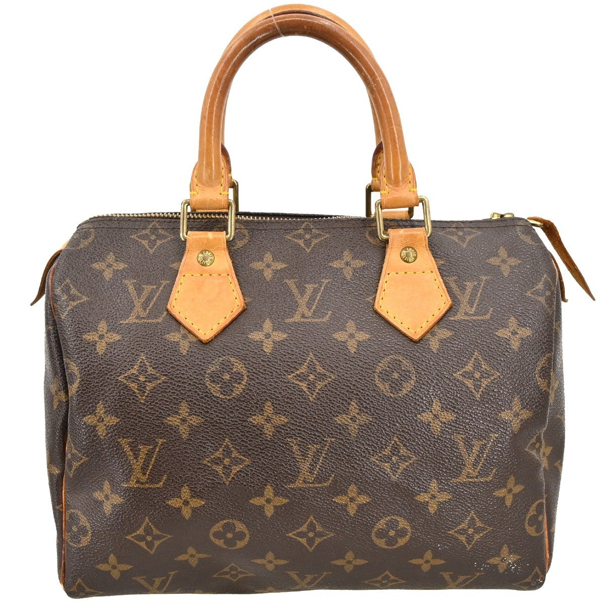 Louis Vuitton Speedy Handbag Monogram Canvas, Brown, Canvas, Handbag