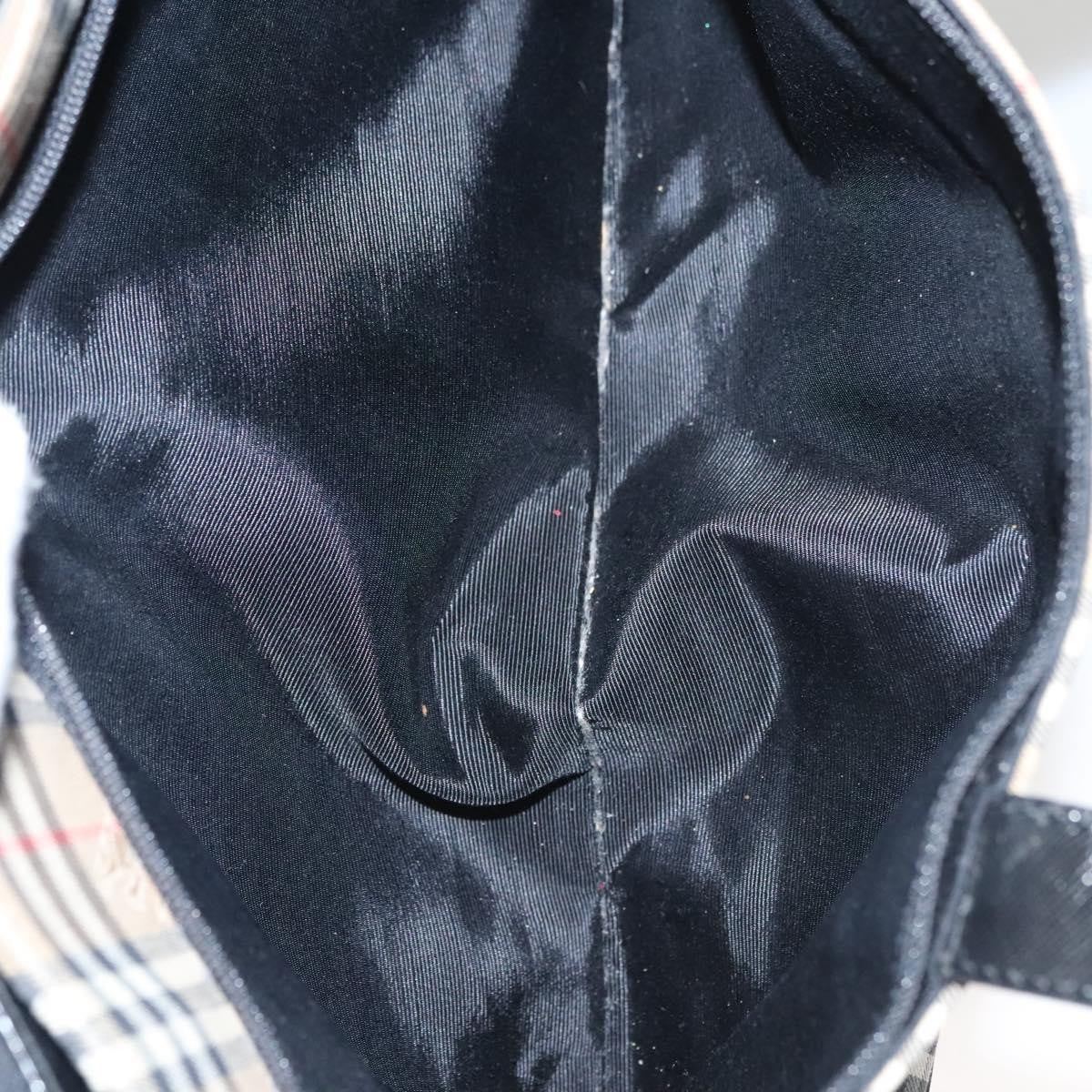 Burberry Nova Check Handbag Nova Check Canvas and leather, BEIGE, CANVAS, Handbag