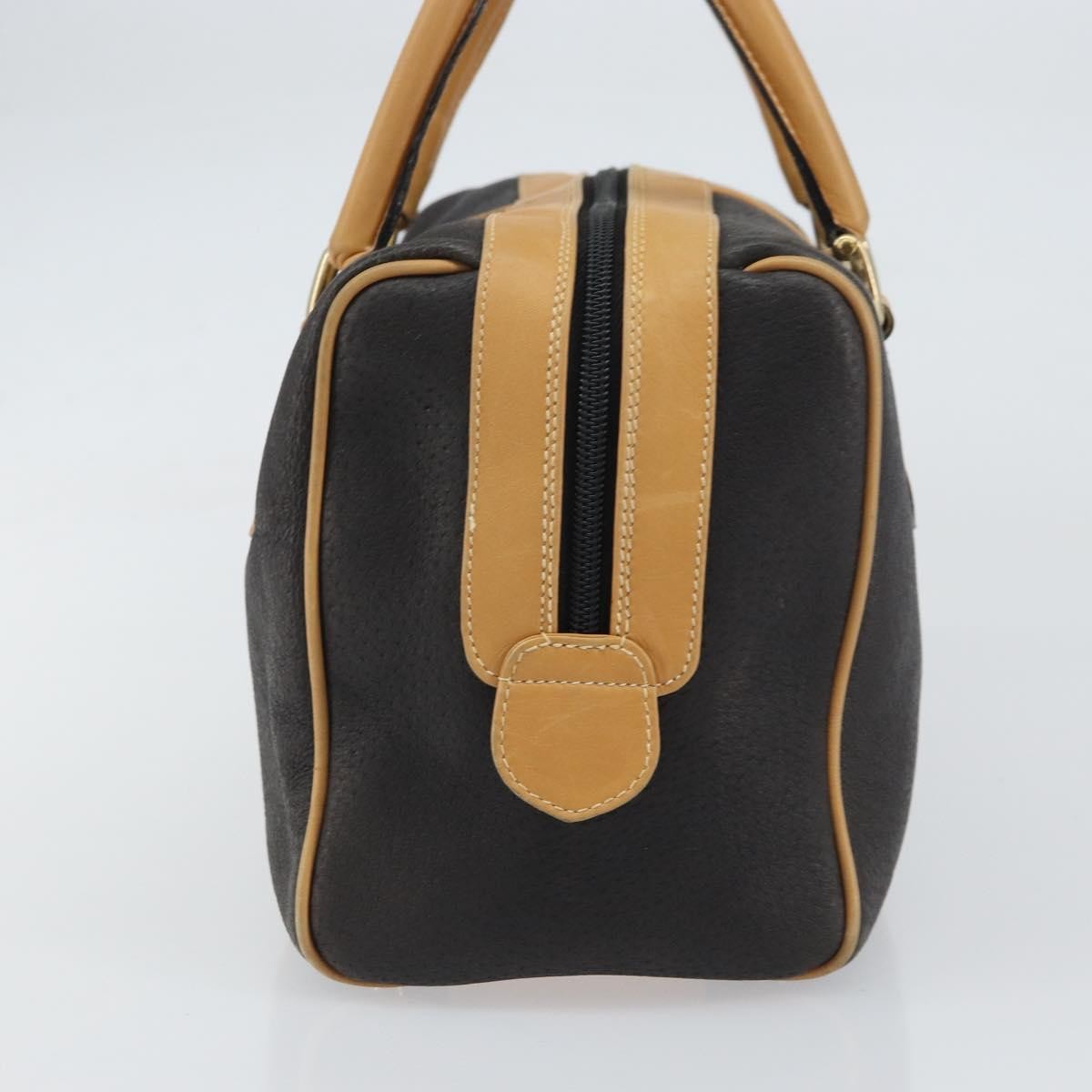 Gucci Vintage Boston Bag Leather, BLACK, LEATHER, Travel bag