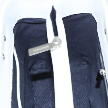 Burberry Vintage Handbag Canvas, WHITE, CANVAS, Handbag