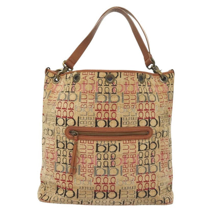 Burberry Blue Label Tote Bag Canvas, BEIGE, CANVAS, Tote bag