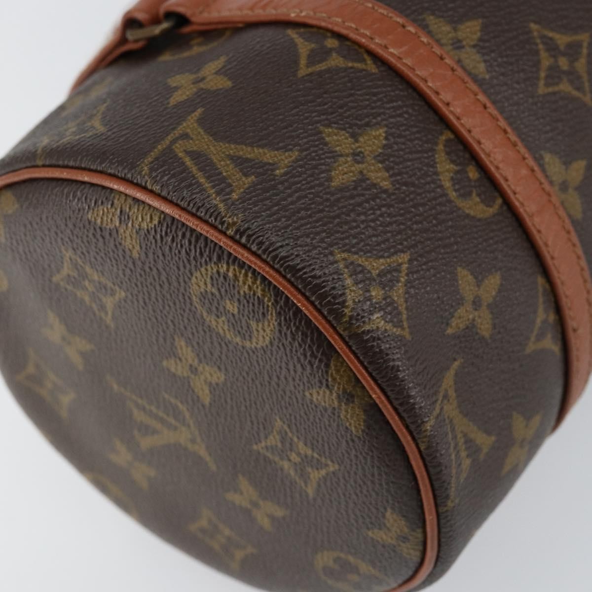 Louis Vuitton Papillon Handbag Monogram Canvas, BROWN, CANVAS, Handbag