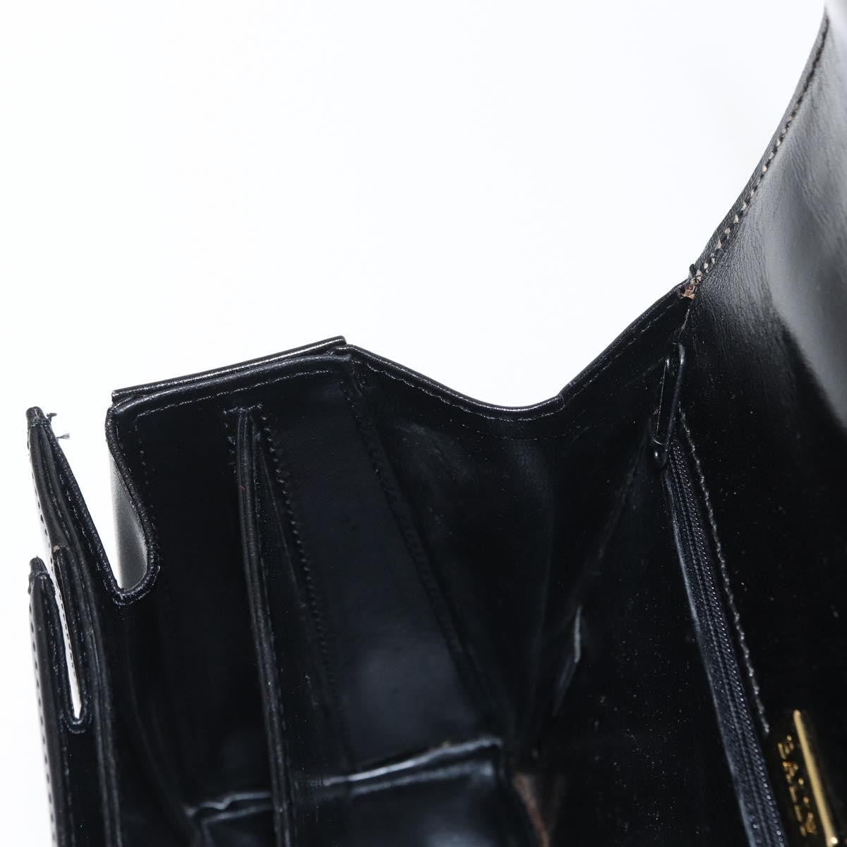 Bally Vintage Handbag Leather, BLACK, LEATHER, Handbag