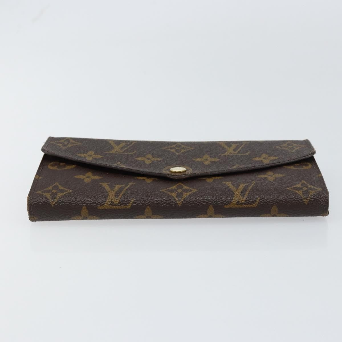 Louis Vuitton Sarah Wallet NM Monogram Canvas, BROWN, CANVAS, Wallets