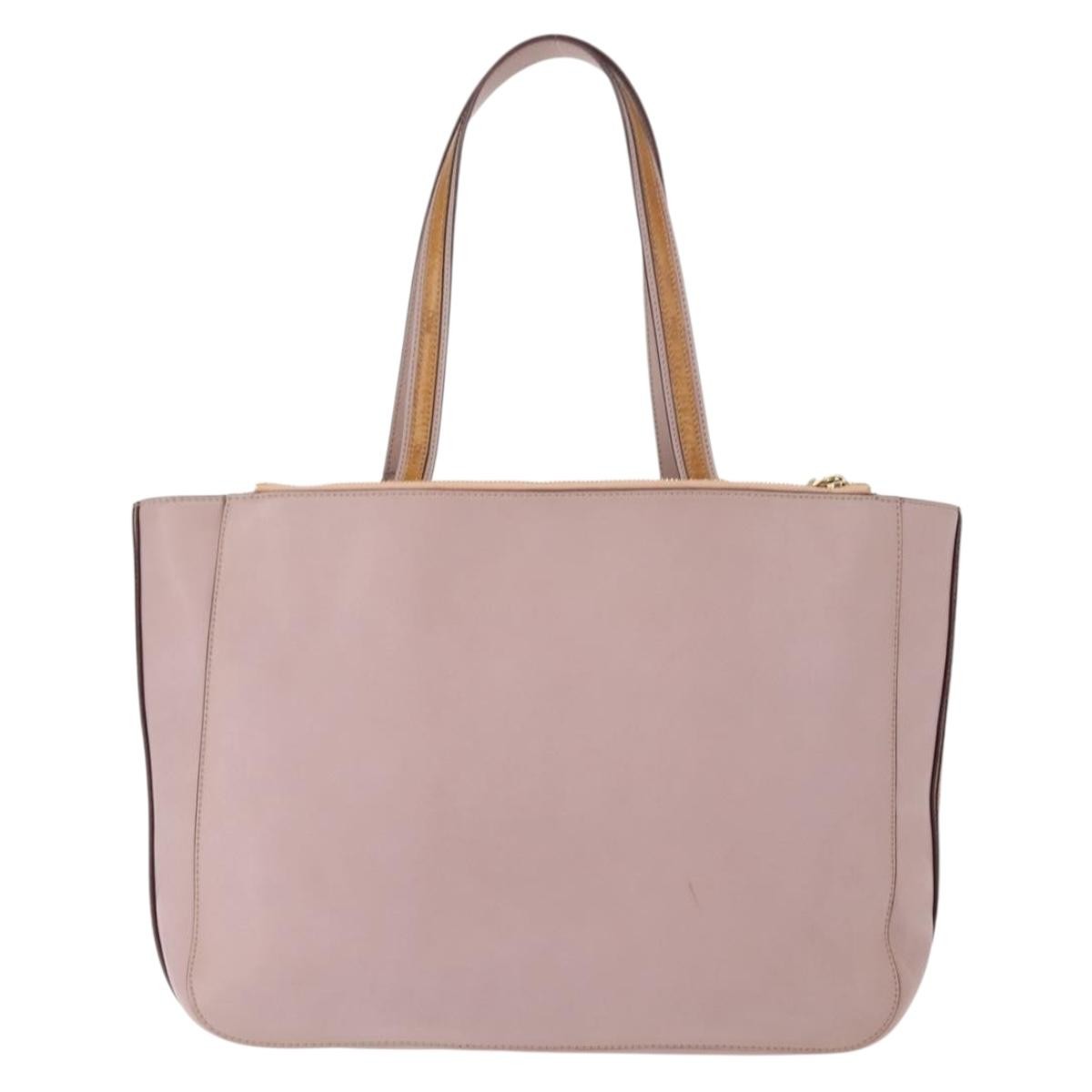 Chloe Vintage Tote bag Leather, PINK, LEATHER, Tote bag
