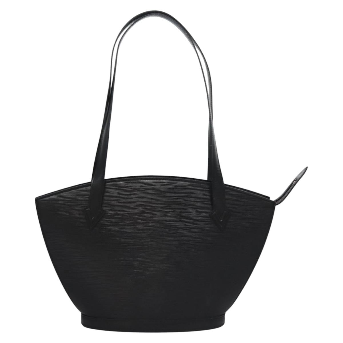 Louis Vuitton Saint Jacques Handbag Epi Leather, BLACK, LEATHER, Handbag