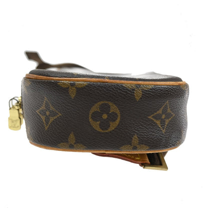 Louis Vuitton Pochette Gange Monogram Canvas, BROWN, CANVAS, Shoulder bag